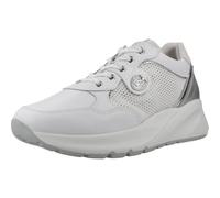 Nero Giardini E615180D Sneakers Donna in Pelle, Tela E Materiale Tecnico - Bianco 37 EU