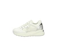 Nero Giardini E615180D Sneakers Donna in Pelle, Tela E Materiale Tecnico - Bianco 36 EU