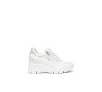 Nero Giardini E615221D Sneakers Donna in Pelle E Materiale Tecnico - Bianco 38 EU
