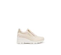 Nero Giardini E615221D Sneakers Donna in Pelle E Materiale Tecnico - Milk 37 EU