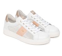 NERO GIARDINI E615250D 707 SNEAKERS SCARPE DONNA LACCI STRINGHE PELLE BIANCO
