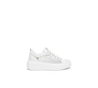 Nero Giardini E615292D Sneakers Donna in Pelle, Tela E Materiale Tecnico - Bianco 38 EU