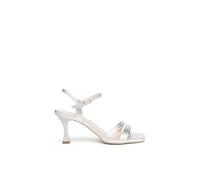 Nero Giardini E615683DE Sandali Donna in Pelle - Argento 36 EU