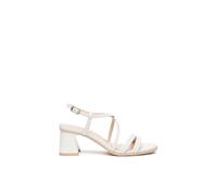 NERO GIARDINI 707 NAPPA PANDORA BIANCO sandali Donna 39