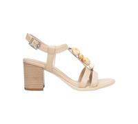 Nero Giardini E615860D sandalo donna pelle beige tacco 7 cm