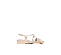 Nero Giardini E615900D Sandali Donna in Pelle E Tessuto - Miele 39 EU