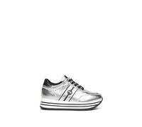 Nero Giardini I131674F Sneakers Teens da Ragazza in Pelle - Acciaio 37 EU