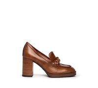 Nero Giardini Mocassino in pelle fondo tacco altezza 7,5 cm CUOIO 39