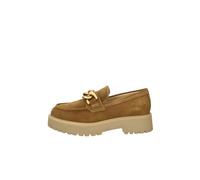 Nero Giardini I205110D Velour Malto Mocassini per Donna in Nabuk con Zeppa Media (Taglia 37)
