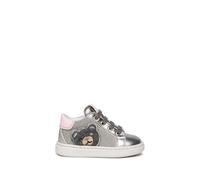 Nero Giardini I222283F Sneakers Baby da Bimba in Pelle - Acciaio 21 EU
