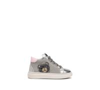 Nero Giardini I227283F Sneakers Kids da Bambina in Pelle - Acciaio 29 EU