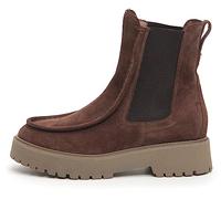 Nero Giardini I308000D Stivaletti Chelsea in Camoscio - Castagno 38