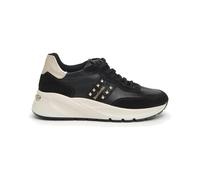 Nero Giardini I308335D Sneakers Donna in Pelle E Camoscio - Nero 38 EU