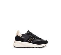 Nero Giardini I308335D Sneakers Donna in Pelle E Camoscio - Nero 40 EU