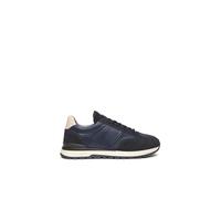 Nero Giardini I400411U Sneakers Uomo in Pelle E Camoscio - Blu 43