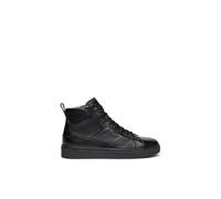 Nero Giardini I400451U Sneakers Alta Uomo in Pelle - Nero 45 EU