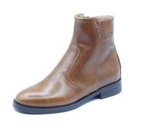 Nero Giardini I411262D Manolete Cuoio Stivaletto con Tacco Basso per Donna in Pelle con Lampo (Taglia 39)