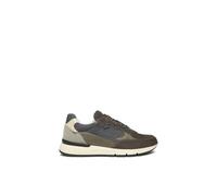 Nero Giardini I500871U Sneakers Uomo in Camoscio, Pelle E Tela - Oliva 42 EU