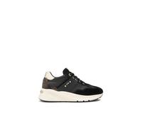 Nero Giardini I514065D Sneakers Donna in Suede, Pelle E Materiale Tecnico - Nero 40 EU