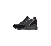 Nero Giardini I514130D Sneakers Donna in Suede,Vernice, Pelle E Materiale Tecnico - Nero 35 EU