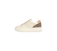Nero Giardini I514160D Sneakers Donna in Pelle, Suede E Materiale Tecnico - Milk 41 EU