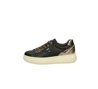 Nero Giardini I514160D Sneakers Donna in Pelle, Suede E Materiale Tecnico - Nero 35 EU