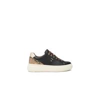 Nero Giardini I514160D Sneakers Donna in Pelle, Suede E Materiale Tecnico - Nero 39 EU