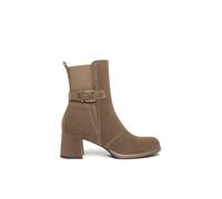 Nero Giardini Tronchetti I514310D in Suede e Tessuto Marrone Donna 37