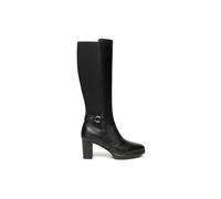 Nero Giardini I514600D Stivali Donna in Pelle E Tessuto - Nero 41 EU