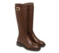 NERO GIARDINI I514714D412 STIVALETTI STIVALI TRONCHETTI DONNA CERNIERA ZIP PELLE