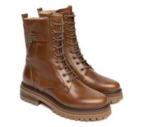 NERO GIARDINI I514834D 400 ANFIBI STIVALETTI STIVALI DONNA LACCI ZIP PELLE CUOIO