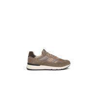 Nero Giardini I601290U Sneakers Uomo in Camoscio, Pelle E Tela