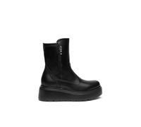 Nerogiardini - Stivaletti in Pelle e Tessuto Tecnico - - Shoes - Donna - Nero - 36 EU