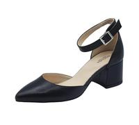 Nero Giardini NeroGiardini E409500D Nappa Pandora Nero Decoltè con Cinturino per Donna in Pelle con Tacco Medio (Taglia 40)