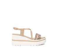 Nero Giardini Sandali con Zeppa Donna - Beige Modello E513512D E513512D Pelle 39