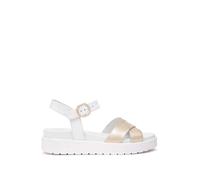 Nero Giardini E513703D - Sandali da donna, Bianco Bianco Oro, 36