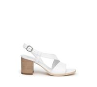 Nero Giardini Sandalo in Pelle con Tacco Ampio