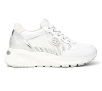 Nero Giardini E615180D Sneakers Donna in Pelle, Tela E Materiale Tecnico - Bianco 38 EU