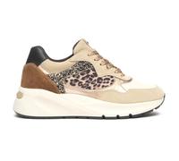 Nero Giardini I514060D Sneakers Donna in Suede, Pelle E Materiale Tecnico - Sabbia 36 EU