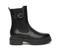 Nero Giardini Scarpe Stivaletti Chelsea Donna Inverno I514830D 100 Anfibi in Pelle con Zip Nero (38)