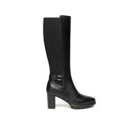 NERO GIARDINI SCARPE STIVALI CON TACCO DONNA INVERNO I514600D 100 IN PELLE CON