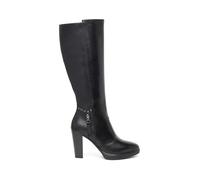 Nero Giardini Scarpe Stivali in Pelle Donna Inverno I411730D 100 con Tacco Nero (36)