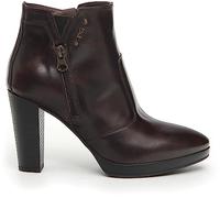 Nero Giardini Stivaletti Tronchetti Tacco 9,5 CM Gilda Plato' I308253D Marrone Scuro Marrone 39