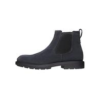 Nero Giardini I001652U Stivaletti Chelsea Uomo in Camoscio - Blu 44 EU