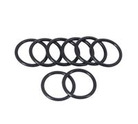 Nero Gomma O-ring Foca, 1,2 x 3,6 x 6 mm, Pacchetto di 50 | Resistente alle alte temperature, impermeabile