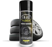 Nero Gomme Auto Lucidante e Protettivo per Pneumatici e Guarnizioni 500 ml Nero