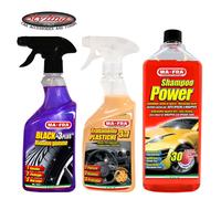 MAFRA x2 TRATTAMENTO 3IN1 PLASTICHE AUTO LUCIDA PROTEGGE RAVVIVA INTERNI 500ML