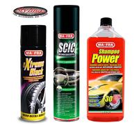 2X MAFRA EXTREME BLACK NERO GOMME LUCIDANTE GOMME SPRAY MA FRA MA-FRA 500ML AUTO