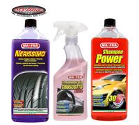 Nero Gomme MAFRA NERISSIMO Trattamento Cruscotti 3in1 SHAMPOO POWER Neutro Auto