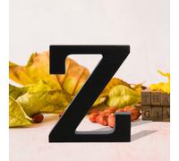 Nero Grande Lettere di Legno Segni Ampersands Grande Nero Lettere Iniziali 8cm